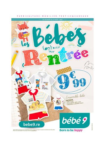 Catalogue BÉBÉ 9 
