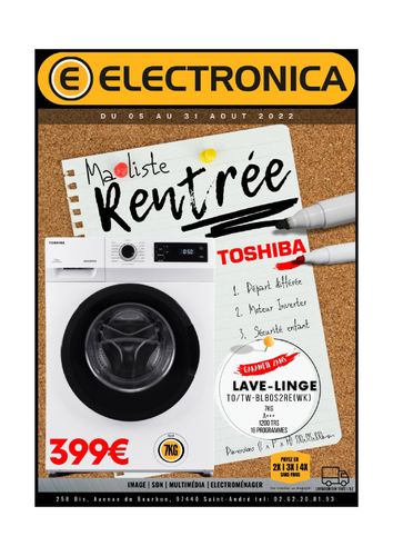 Catalogue ELECTRONICA
