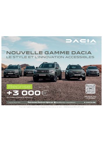 Catalogue DACIA Saint-Denis