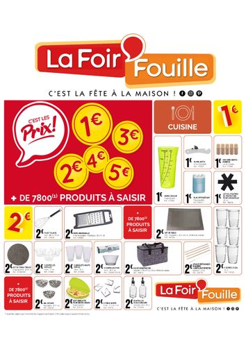 Catalogue LA FOIR'FOUILLE