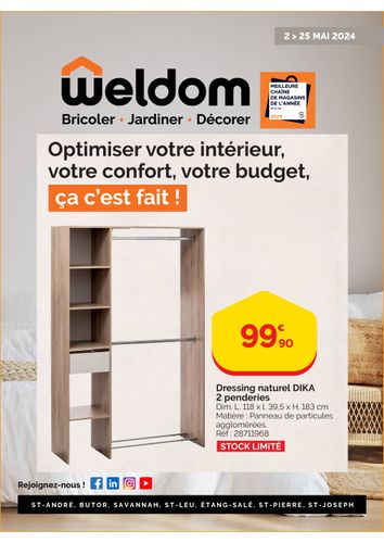 Catalogue WELDOM Saint-Leu