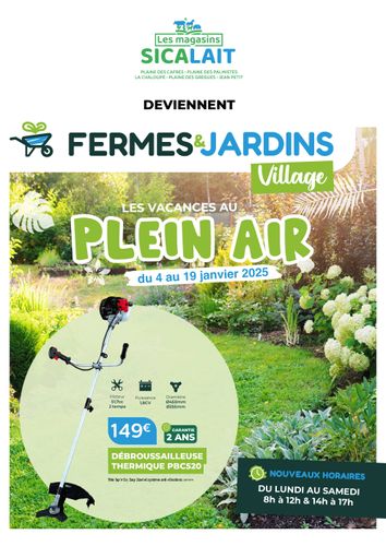 Catalogue FERMES et JARDINS Village