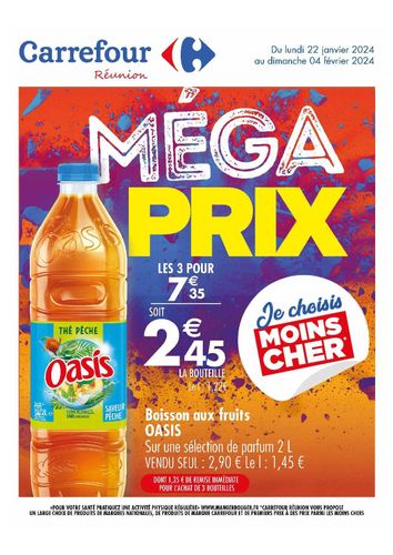 Lessive liquide X-TRA chez Carrefour Market (01/03
